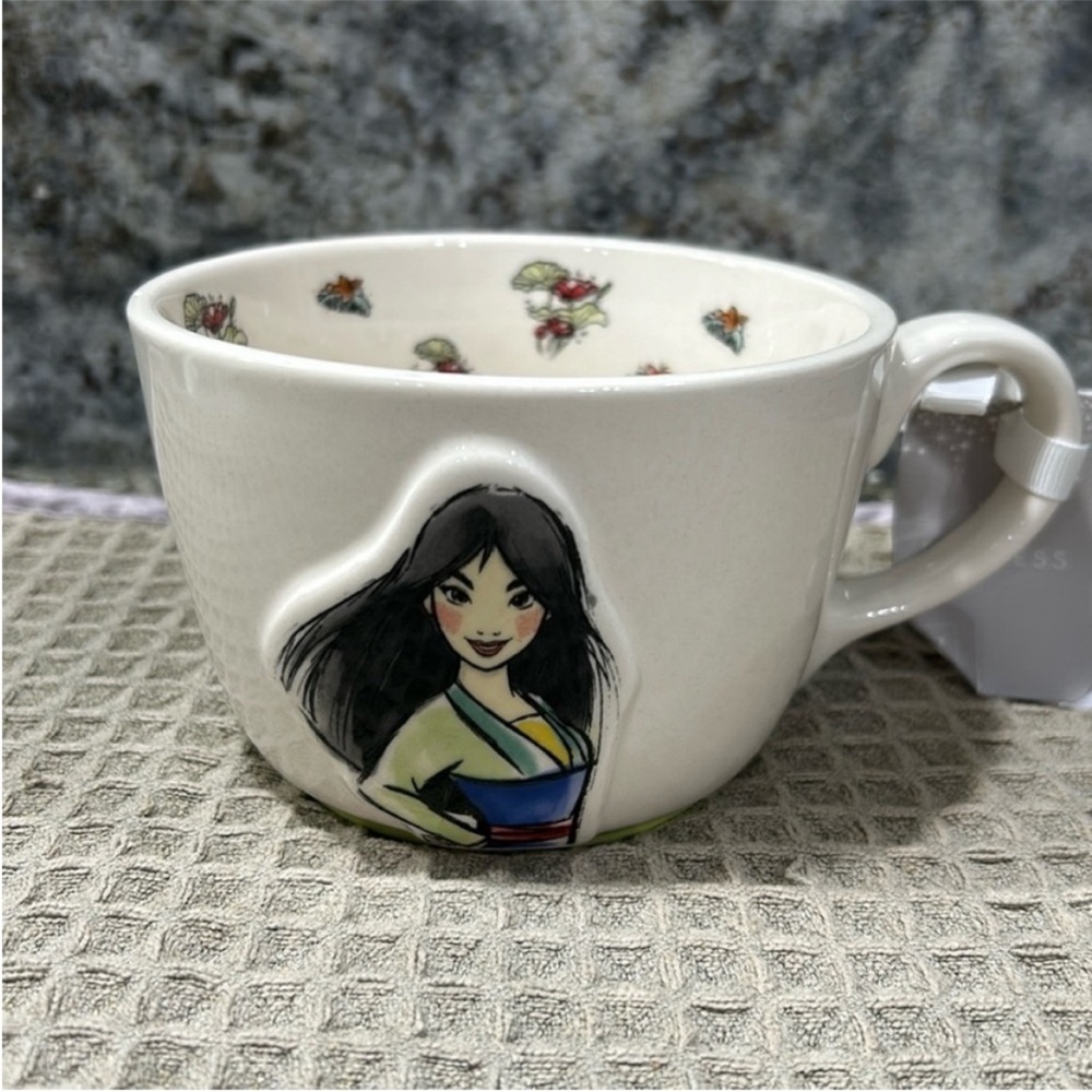 NWT Disney Mulan Mug – “Strength of a Warrior” – Ceramic Teacup Style